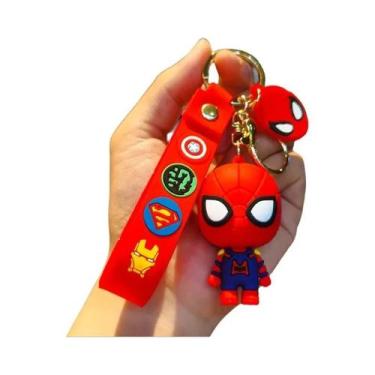 Imagem de Chaveiro Kawaii Homem-Aranha - Figura de Ação para Mochila ou Bolsa In