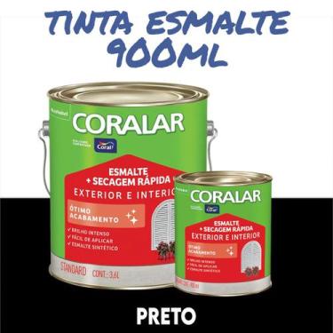 Imagem de Tinta Esmalte Sintético Coral Madeira e Metal 3,6 l e 900ml Coralar Ex