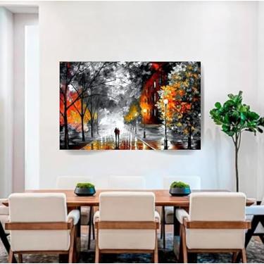 Imagem de Tela Quadro Canvas Decorativo Grande Casal Pintura 100x70 Cor Impressão em Alta Resolução Cor da armação Tecido Canvas Bordas Infinitas