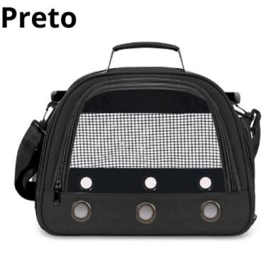 Imagem de Bolsa Mala Gaiola Portátil Para Pássaros Com Poleiro Casa Para Pequeno