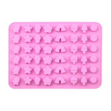 Imagem de Molde Silicone Arco Iris Sorvete Balas Goma Gummy Gelatina - LUYKE