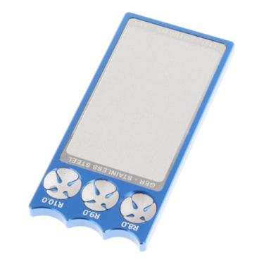 Imagem de rockible Piscina sugestão shaper slooker bilhar bilhar piscina tip tip ferramenta multifuncional scuffer leve, Azul