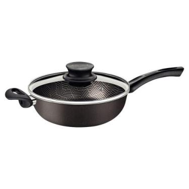 Imagem de Fritadeira Multiuso Paris 24cm 2,8l Chumbo Em Alumínio Com Antiaderent