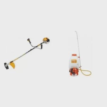 Imagem de Kit de Roçadeiral 33CC VR330H e Pulverizador Costal a Gasolina 26CC VPM260 Vulcan Trent