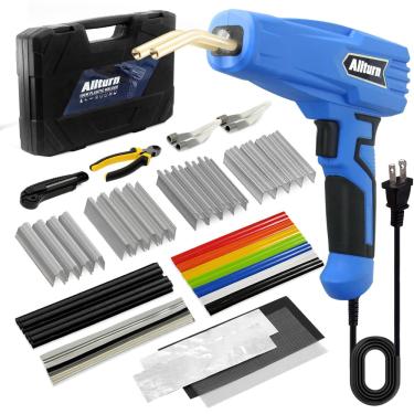 Imagem de Kit de soldagem de plástico atualizado Allturn para soldador de plástico azul