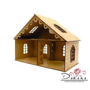 Imagem de Casa de bonecas para mini bonecas compatível com lol e polly modelo li