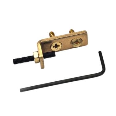 Imagem de Esquirla Brass de rolhas de tremolo com parafuso de montagem, resistente, para outras pontes flutuantes fáceis de instalar por peças de guitarra estabilizador