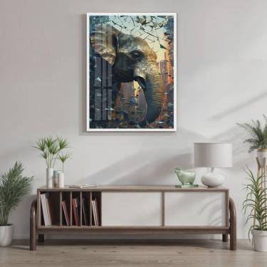 Imagem de Quadro Decorativo Elefante Animal 007 60x80