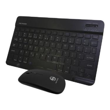 Imagem de Kit Teclado Mouse Bluetooth Sem Fio Tablet Notebook Bk-8088 - Luuk You