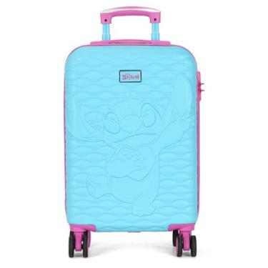 Imagem de Mala de Bordo Stitch e Angel Love MF10519SC Lançamento 2025 Luxcel
