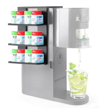 Imagem de Suporte de cápsulas de sabor para máquina de refrigerante para sistema de bebida Ninja Thirsti, suporte de armazenamento de 12 sabores para sistema de bebida Ninja Thirsty, organizador de cápsulas