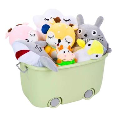 Imagem de Organizador De Brinquedos Plástico Para Lego E Livros - M - Tibaby, Ve