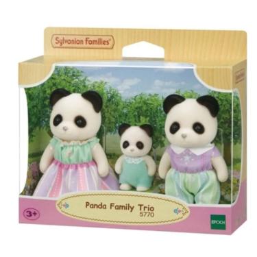 Imagem de Sylvanian Families - Trio Familia Dos Pandas Graciosos