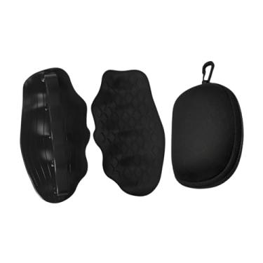 Imagem de Deevoka 2x Levantamento de peso Aperte as luvas de ginástica Protetor de mão com alças de treino de casos EVA para barras de transbordamento de bares, Preto