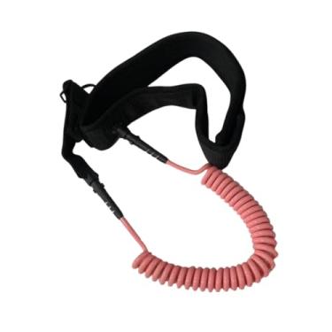 Imagem de oshhni Surfboard Leashboard Surfboard corda corda cinta pulseira pulseira stand up sthles belash tábio tira de tornozelo para surf de paddleboard, Rosa