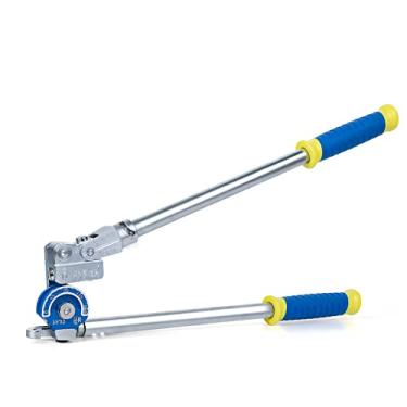 Imagem de Dobrador de tubos de 1/2" para serviço pesado de tubulação dobradora de tubo dobrável 180° HVAC ferramenta de cobre para tubo de cobre, tubo de alumínio, tubo de ferro, tubo de aço inoxidável