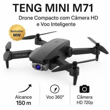Imagem de Drone M71 com Câmera HD Wifi 2.4g Voo 360 Seis Eixos Estável - RC