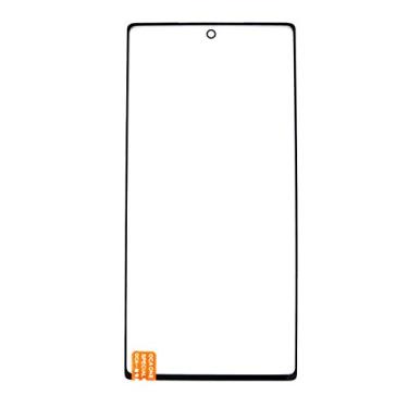 Imagem de Substituição da lente do painel externo de vidro da tela frontal + kit de ferramentas de reparo OCA compatível com Galaxy Note10 N970 N970U N970F 16.0 cm adesivo preto