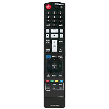 Imagem de Novo controle remoto de substituição AKB73775701 compatível com sistema de áudio LG Sound Bar NB3730A NB3732A S33A1-D S34A1-D NB3740 NB3730A.DUSALLK NB3740.DUSALLK