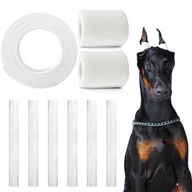 Imagem de ziyue Doberman Kit de fixação de orelha de cachorro, ferramenta de suporte de orelha de cachorro, torneira de orelha de cachorro para cães Doberman Pinscher, Esponja