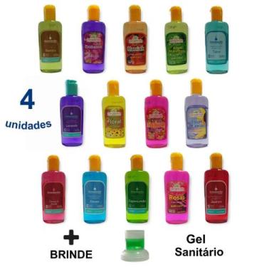 Imagem de Kit 4 Aromatizante Concentrado Desinfetante Perfumado Essência Ambient