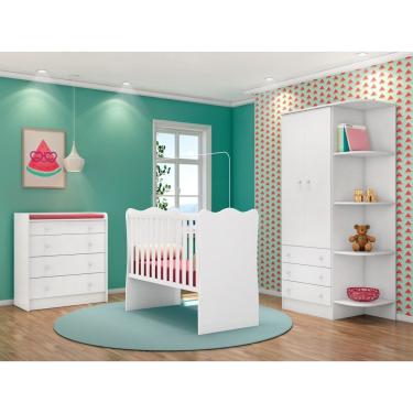 Imagem de Conjunto Quarto Infantil Louis Branco