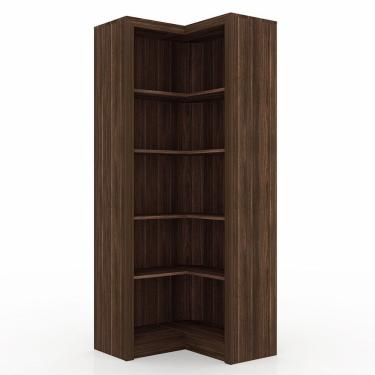 Imagem de Armário de Canto Me4132 para Escritório Nogal Tecno Mobili