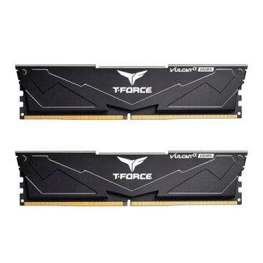 Imagem de TEAMGROUP T-Force Vulcan Alpha DDR5 Ram 32GB Kit (2x16GB) 6000MHz (PC5-48000) CL38 Desktop Memory Module Ram AMD Optimized Memory Black FLABD532G6000HC38JDC01