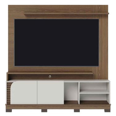 Imagem de Painel Home Theater Jureli 2 Portas 1.8 Até 75 Polegadas Amêndoa-off White