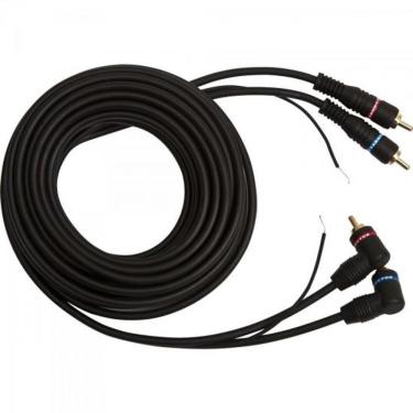 Imagem de Cabo 2 Rca Macho + Terra X 3 Rca 90o Macho + Terra 1,5m Cbrc0006 Preto Storm