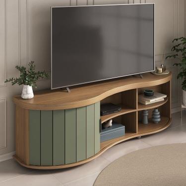 Imagem de Rack Para Sala De Estar Magnum 180,0cm X 55,5cm X 45,0cm Carvalho Off White