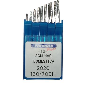 Imagem de Agulha Para Máquina Doméstica 2020 Nº 21 Lanmax - Pct 10 Unidades