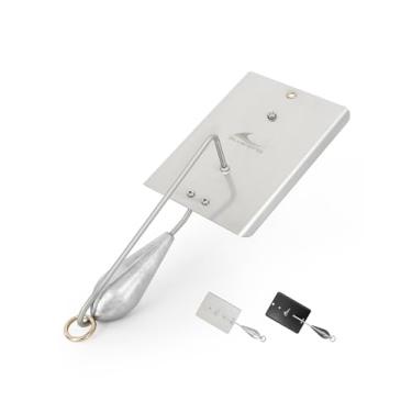 Imagem de BLUEWING Plaina de pesca pesada com lâmina de aço inoxidável e 85 g Pesos de pesca Offshore Plaina Downrigger para Wahoo, Kingfish, pesca de atum, #85.0-85.0 g Original