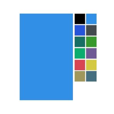 Imagem de Feltro De Mesa De Bilhar Espesso Com 6 Panos De Borda, Kit De Substituição De Pano De Bilhar Para Clubes, Bares E Jogos Esportivos Internos(Light blue)