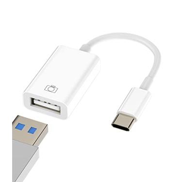 Imagem de zoyuzan Adaptador Usb-C Para Usb-A 3.0 Otg, Cabo, Acessórios, Tipo Thunderbolt, Porta, Mouse Hub Galaxy S23 Ultra, Note10 Plus, S10, Lg Pixel, Macbook, Apple, Iphone 15 Pro Max, Ipad 10, Air4/5, Min