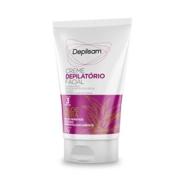 Imagem de Creme Depilatório Facial Depilsam 50 gr Aloe Vera