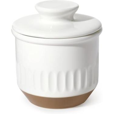 Imagem de Sweese Manteigueira Elegante Com Relevo E Recesso - Francesa Tampa Branca