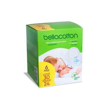 Imagem de Absorvente Para Seios Bellacotton 30 unidades