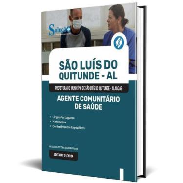 Imagem de Apostila Prefeitura São Luís Do Quitunde Al 2024 Agente - Editora Solu