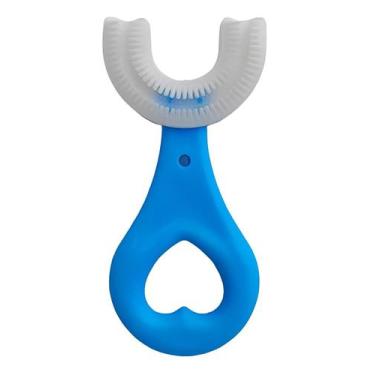 Imagem de Escova De Dentes Infantil De Silicone Formato De U 360 Graus - Falcor,