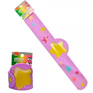 Imagem de Régua Bracelete Flexível Funny! 20cm Brw Estampa 1