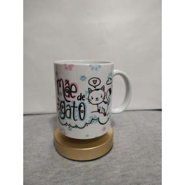 Imagem de Caneca de Porcelana - Mãe de Gato - Live