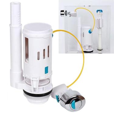 Imagem de Reparo Caixa Acoplada Vaso Assento Sanitario Valvula Drenagem Tanque Botao Descarga Banheiro Acessorio Lavabo Higienico