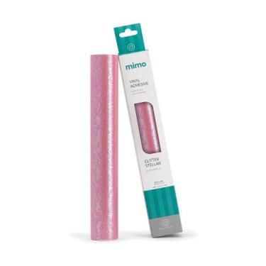 Imagem de Adesivo Vinil Glitter Stellar - Rosa Candy - Mimo - 30,5 cm x 1,22 m