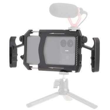 Imagem de Gaiola Cage para Smartphone Mamen M-1 com Handgrip Universal