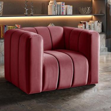 Imagem de Poltrona Mona Decorativa Retrô Moderna Sala de Estar - BELLA DECOR