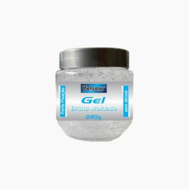 Imagem de YELSEW Gel Fixador Cristal Efeito Brilho Molhado 240g