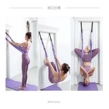 Imagem de Alongamento Aerial Yoga Rope Para Prática De Alongamento - oem, Roxo