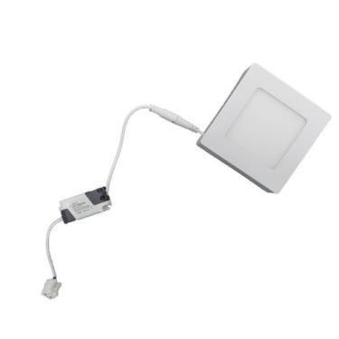 Imagem de Luminária Led Sobrepor Exbom Quadrada 390Lm 6W 6500K Bivolt, Bivolt