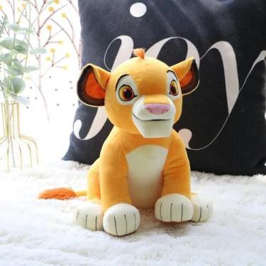Imagem de Brinquedo De Pelúcia Recheado Do Rei Leão Simba E Filho De 30 Cm Para 